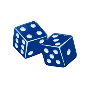 Dice Lapel Pin - Blue